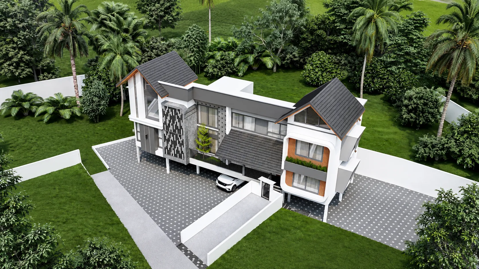 A modern house designed by Inspire Homes